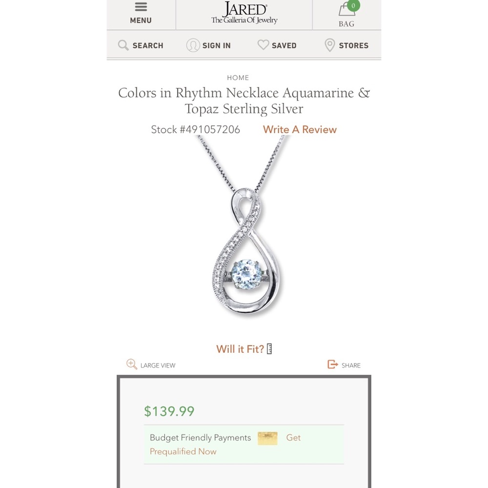 Jared’s Color in Rhythm Necklace- Topaz